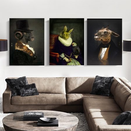 Retro Animal Gentlemen