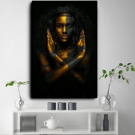 The Enchanting Golden Woman