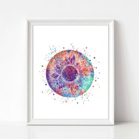 Paint Splattered Eye